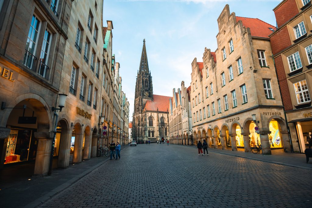 Der Prinzipalmarkt mit der Lambertikirche